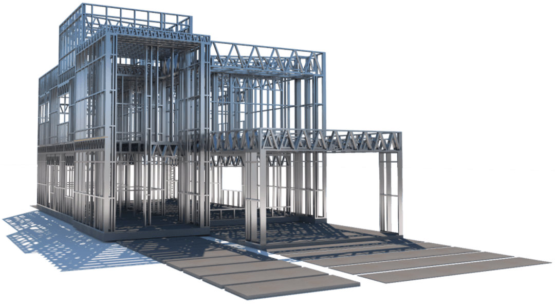 construção em light steel frame